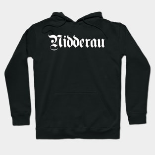 Nidderau written with gothic font Hoodie